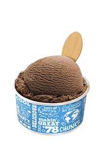 Chocolate Original Ice Cream in Scoop Shops