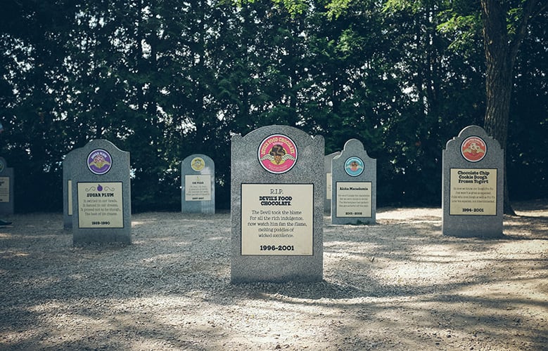 Ben & Jerry's - Flavour Graveyard Grief