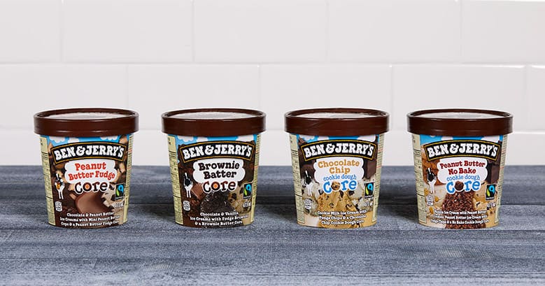 4 Pints of Cores Ice Cream