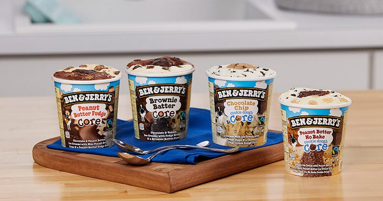 4 Pints of Core Ice Cream