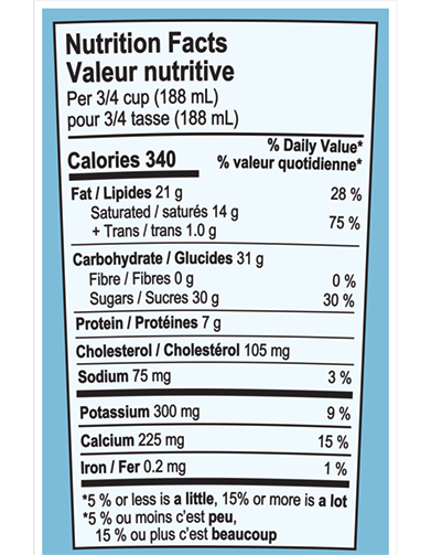 Nutrition Facts