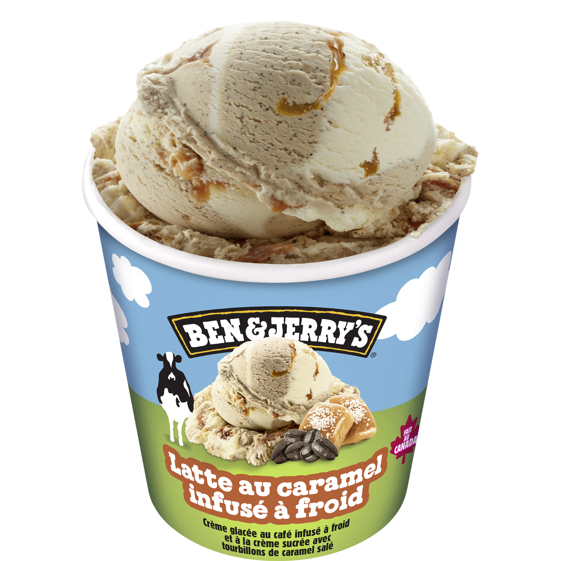 Cold Brew Caramel Latte Ice Cream - Pint