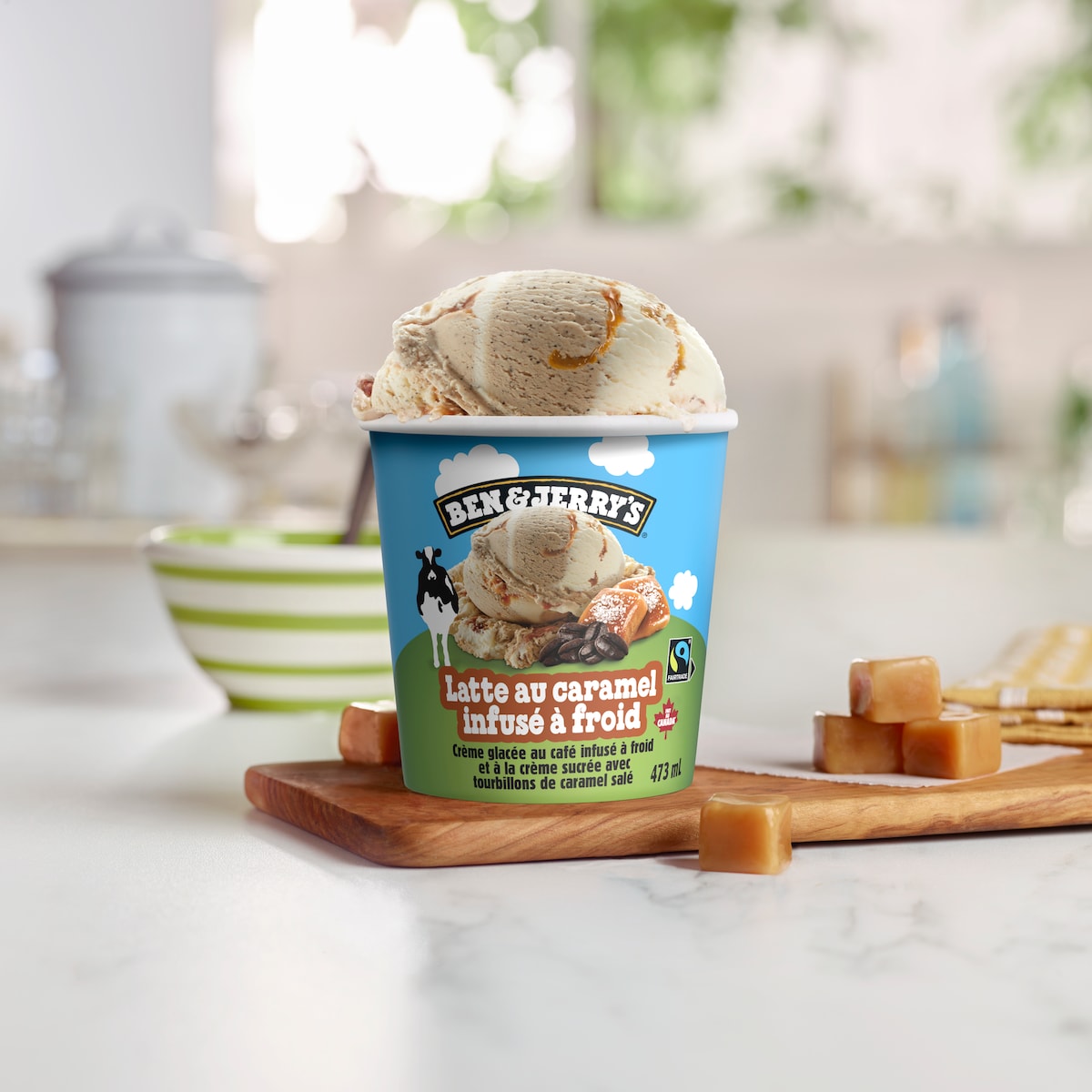 Cold Brew Caramel Latte Ice Cream - Pint 2 / 5