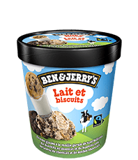 Lait et Biscuits Original Ice Cream Contenants
