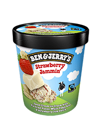 Strawberry Jammin’ Original Ice Cream Pints