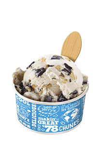 Chunky Monkey® Original Ice Cream dan un bar laitier