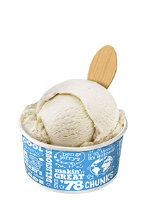 Vanille Original Ice Cream dan un bar laitier