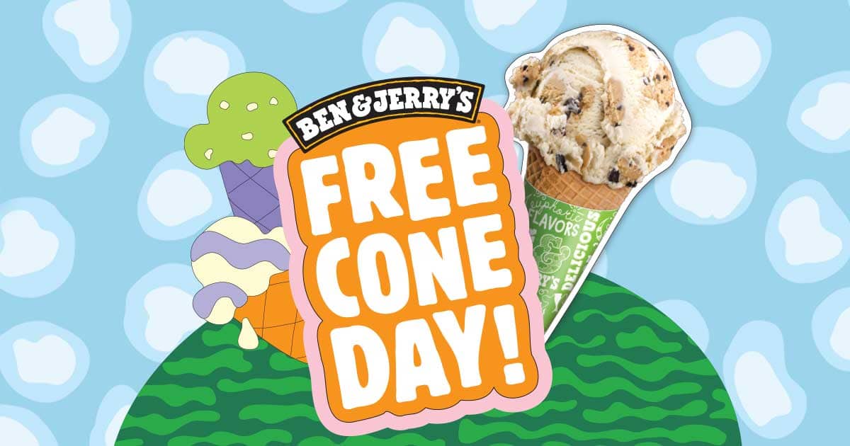 Free Ice-Cream at Selected Locations on Free Cone Day - April 16, 2024!