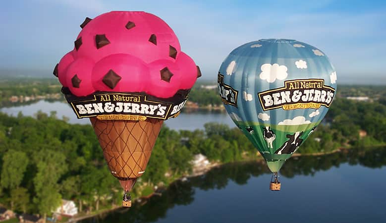 Ben & Jerry's Hot Air Balloon