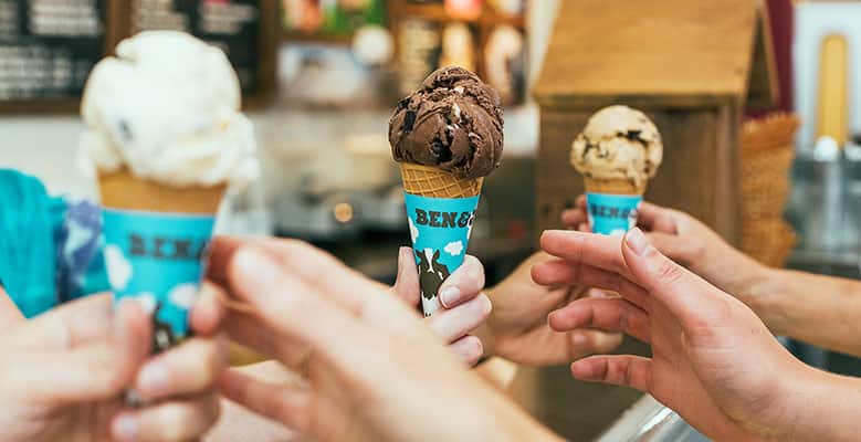 Ben & Jerry's Free Cone Day - Shop until you drop.
