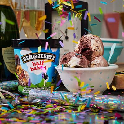 Half Baked with confetti