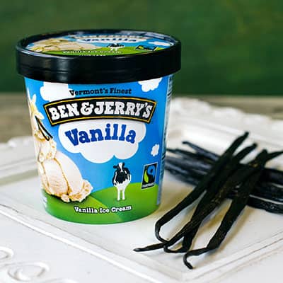 Ben & Jerry's Vanilla Ice cream