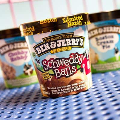 Pint of Ben & Jerry's Schweddy Balls ice cream